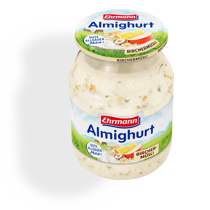 Ehrmann Almighurt Glass Kiwi-Gooseberry 500g